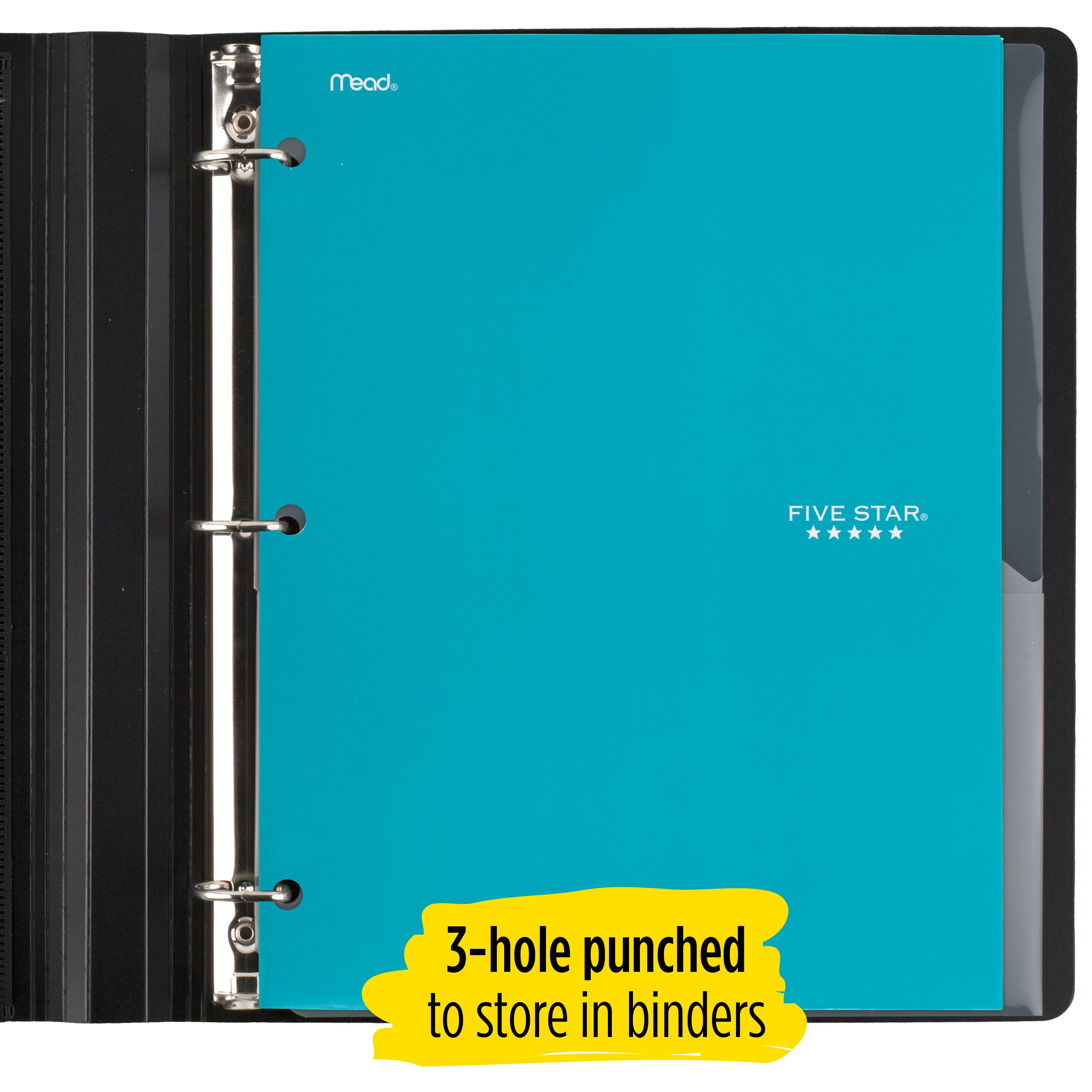 Green 4-Pocket 72091 Five Star Folder 
