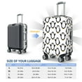 thumbnail image 6 of Balery Luggage Cover Lovely Penguin Print Suitcase Covers for Luggage Elastic Washable Suitcase Protector Fits 18-32 Inch Luggage-X-Large, 6 of 9
