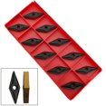 thumbnail image 2 of CPAN 10pcs New VNMG160404-PM Grade 4225 VNMG 331-PM CNC Carbide inserts, 2 of 9