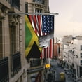 thumbnail image 4 of Usa American Flag And Jamaica Jamaican Flag Flag 4x6 Ft Outdoor Flag Single-Sided Printing Welcome Flag House Yard Decoration Banner Large Garden Flag, 4 of 7