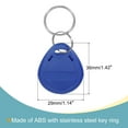 thumbnail image 2 of Uxcell 125KHz  ID Card Fobs Proximity Rewritable Token Tag Blue 12 Pack, 2 of 7