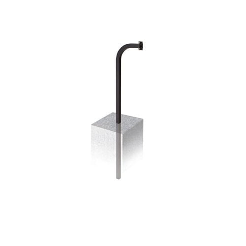 Linear GNB-1 Burial-Mount Gooseneck for Keypad, Telephone Entry System and Access Control Systems, Black