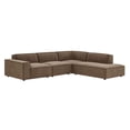 thumbnail image 2 of Restore 4-Piece Performance Fabric Upholstered Modular L-Shaped Sofa, 2 of 10