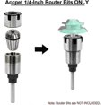 thumbnail image 4 of 1/4 Inch Shank ER16 Router Collet Extension Rod Collect Chucks Adapter with 6.5mm Spring Collet Set for CNC Milling Lathe Tool, 4 of 5