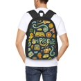thumbnail image 4 of Easygdp Colorful Hippie Mochila de Gran Capacidad Minimalista Ideal para Escuela, Viajes y Uso Diario, 4 of 6