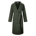 thumbnail image 4 of Vedolay Coat Women Business Fall Coat Work Winter Coats Green,XL, 4 of 4