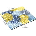 thumbnail image 5 of Mouse Pad, Green Spring Flower Blue Yellow and Navy Chrysanthemum Brown Mouse Pad, Mousepad Rectangle Customized Mouse Pads with Designs Non-Slip Rubber Smooth MousePads for Computer Laptop, 5 of 5