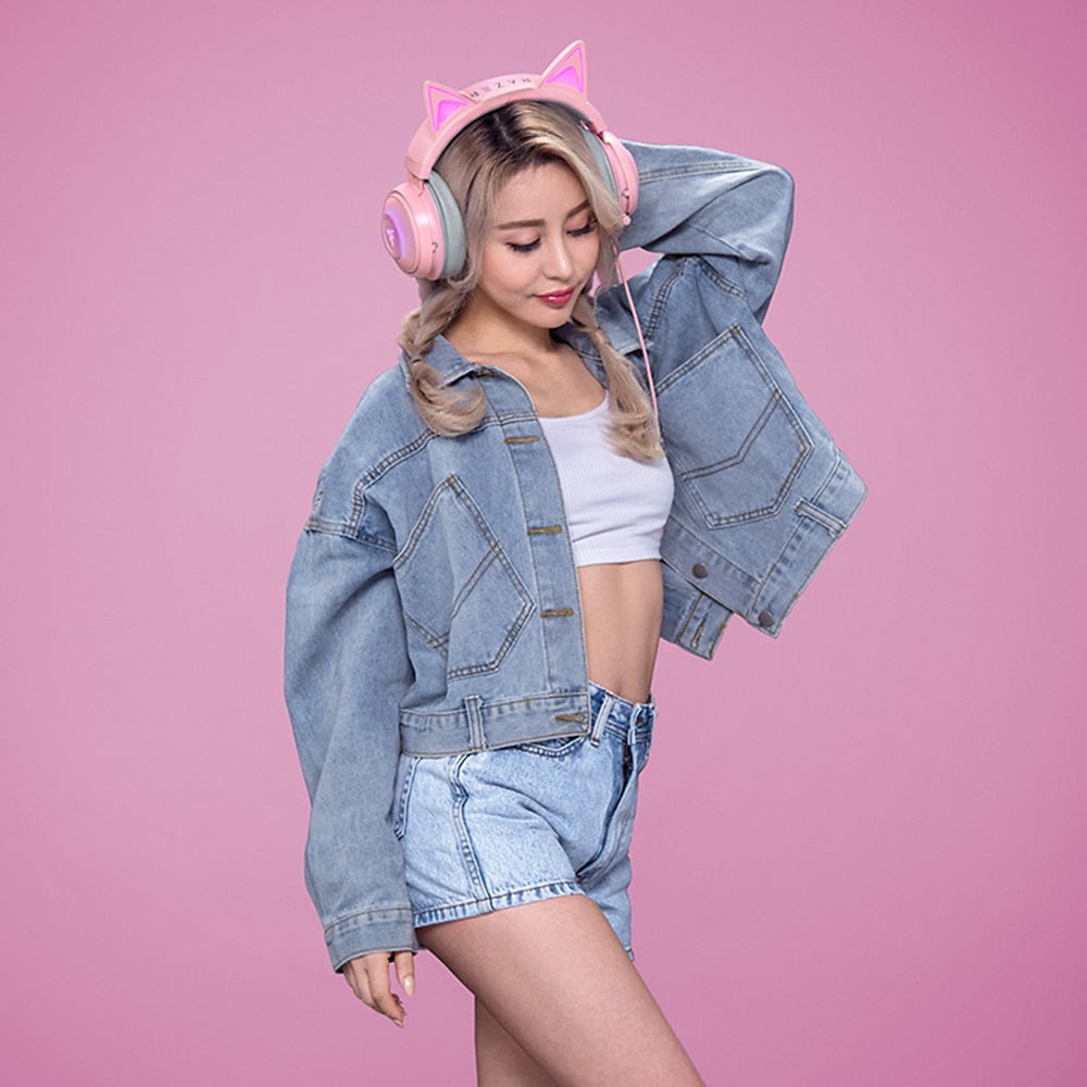 Razer Kraken Kitty Headset Gaming Headphone Ultralight 7 1 Stereo Sound Compatible With Pc Xboxone Ps4 Nintendo Switch Pink Walmart Com Walmart Com Razer Kraken Kitty Headset Gaming Headphone Ultralight 7 1 Stereo Sound Compatible With Pc Xboxone Ps4 Nintendo Switch Pink Walmart Com Walmart Com