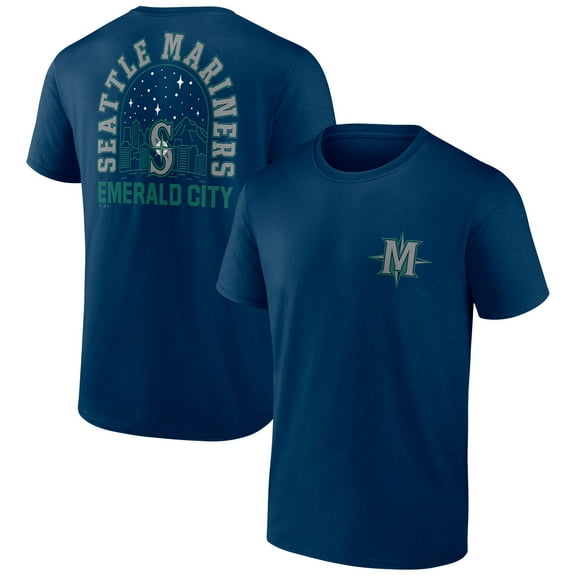 Men's Navy Seattle Mariners Emerald City Bring It T-Shirt