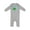 AC-Heather Grey, variant on Lets Swim Cute Sea Turtle Baby Romper Coveralls