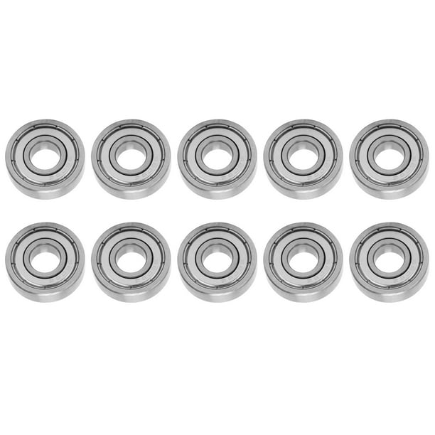 Rodamiento de bolas Jadeshay Mini rodamiento S609Z Acero inoxidable 10 piezas