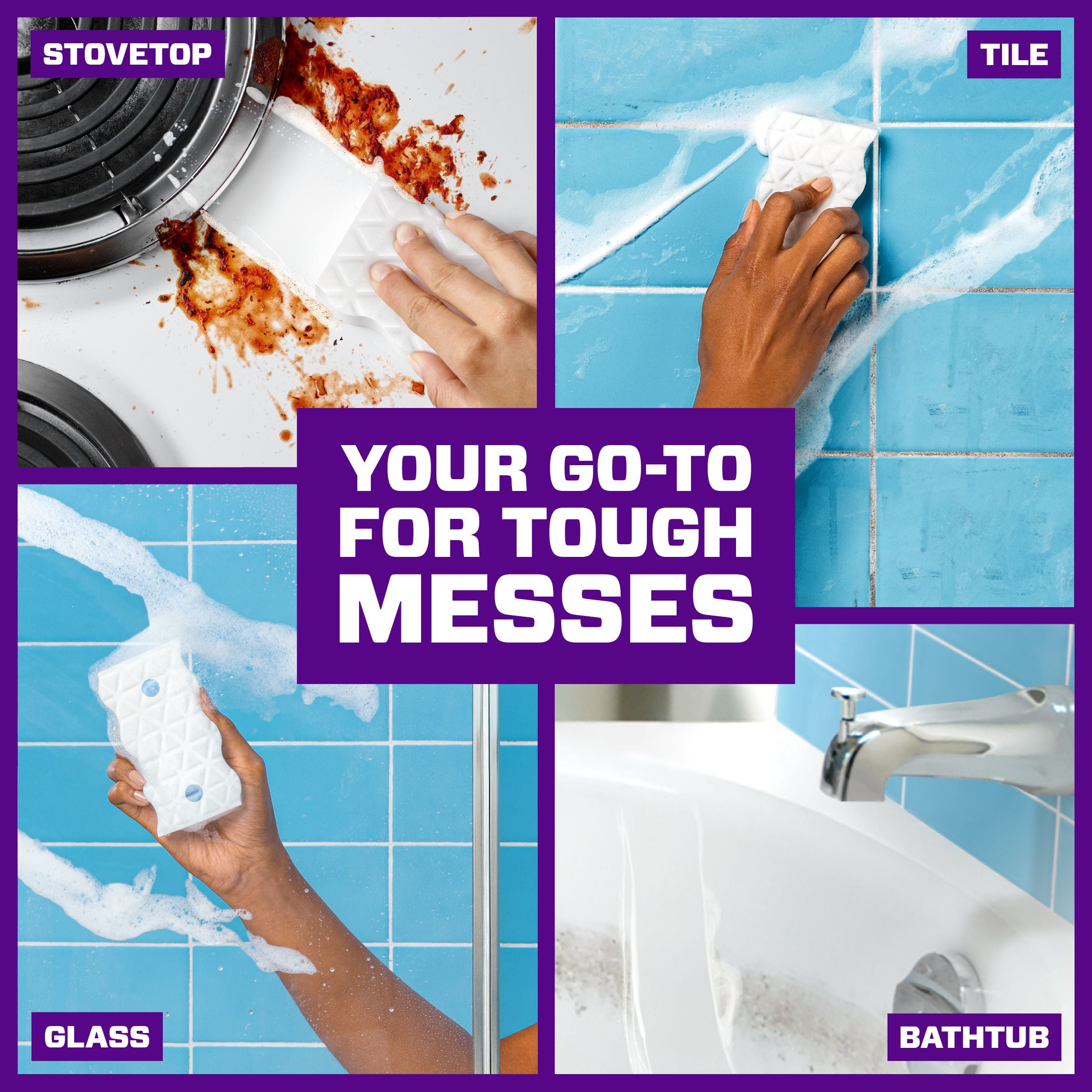 Mr. Clean Magic Eraser Ultra Foamy Multi Purpose Cleaner, Foaming Magic Eraser Sponge Multi Surface Cleaner