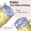 thumbnail image 4 of Flamingo Lover Cup 20OZ with Handle Insulated Stainless Steel Tumbler Great Gifts for Women Perfect Presents for Birthday Christmas Travel Picnics, 4 of 6
