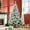 Green, White-6ft, variant on CIPACHO 9' Tall Unlit Snow Flocked Pine Artificial Christmas Tree with Realistic Branches, Christmas Decor for Indoor Outdoor, Green