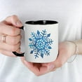 thumbnail image 3 of CafePress - Serene Snowflake - 11 oz Ceramic Mug - Novelty Coffee Tea Cup, 3 of 3