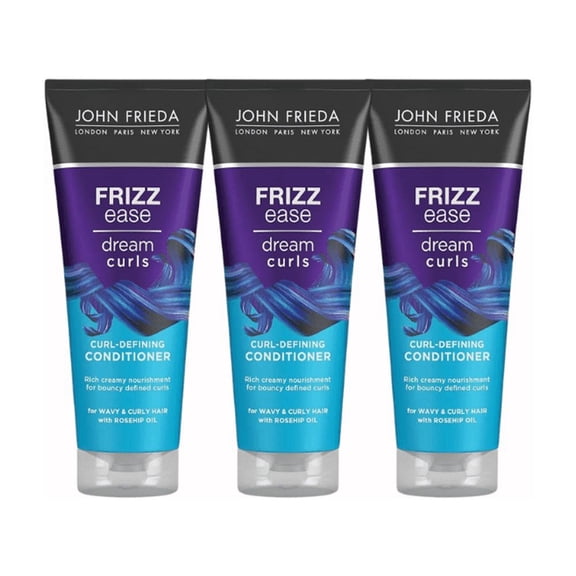 John Frieda Frizz Ease Hair Conditioner for Flawless Curls 250 ml 3 Pack
