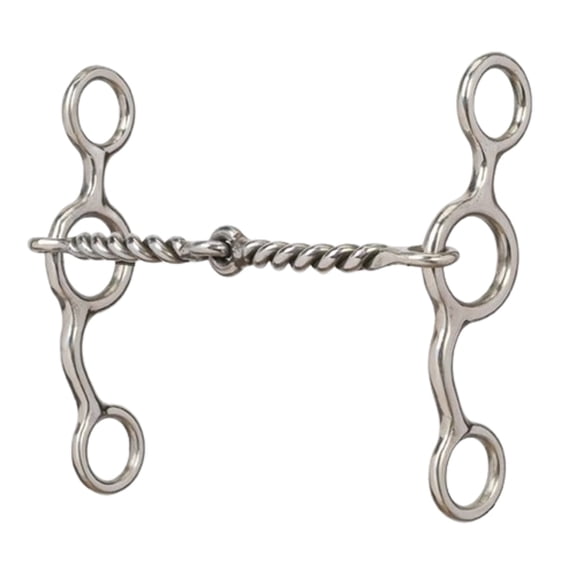 Weaver All Purpose Sweet Iron Twisted Wire Snaffle Mouth 5"