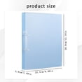 thumbnail image 3 of Portfolio Folder for Artwork Art Portfolio Binder, Plastic Folders with Pockets Heavy Duty Presentation Book with Clear Sheet Protectors for Artwork Document Organizer Binder, 3 of 5