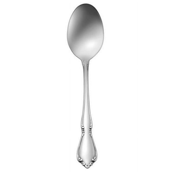 Oneida 2610SPLF Stainless Steel Oval Soup Bowl & Dessert Spoon
