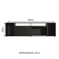 thumbnail image 3 of Mueble para TV Madesa Cancún 65 Pulgadas Negro, 3 of 8