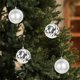 thumbnail image 4 of HWRETIE Christmas Tree Ornaments Balls,3.74In4Pcs Christmas Balls Christmas Decorations Boxed Balls Plastic Balls Hanging Ornaments Christmas Tree Vines Garland Scene Decoration, 4 of 6
