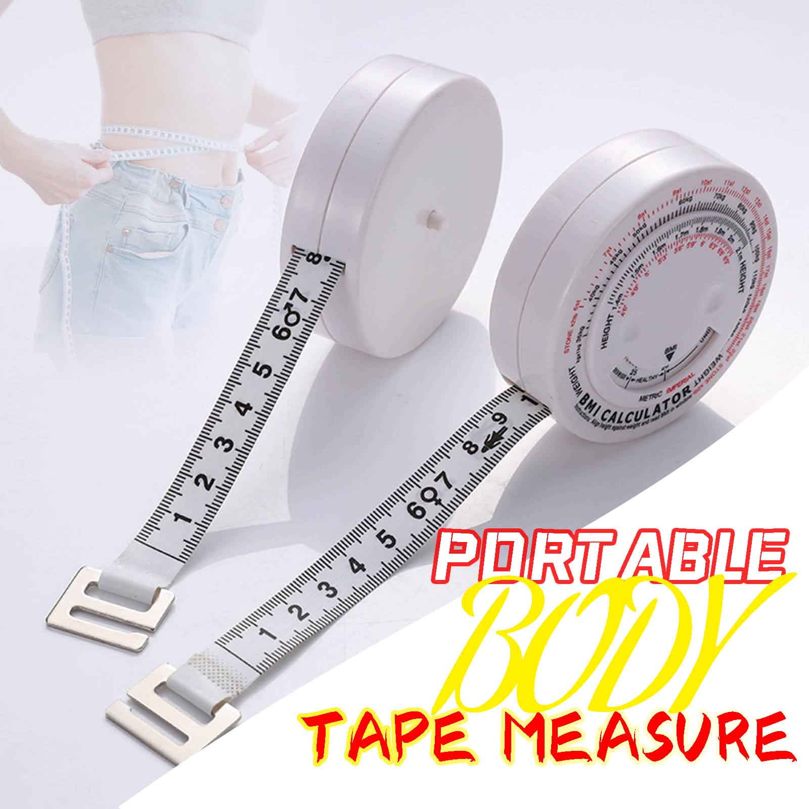 1pc Automatic Measuring Tape For Body Measurements, Waist/arm/leg/bust/circumference/head  Measuring Handheld Device For Home Use