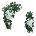 thumbnail image 2 of Artificial Wedding Arch Flowers, Rustic Decorative Hanging Flower Swag for Wedding Reception Ornament Background Decoration Party Wall A, 2 of 9
