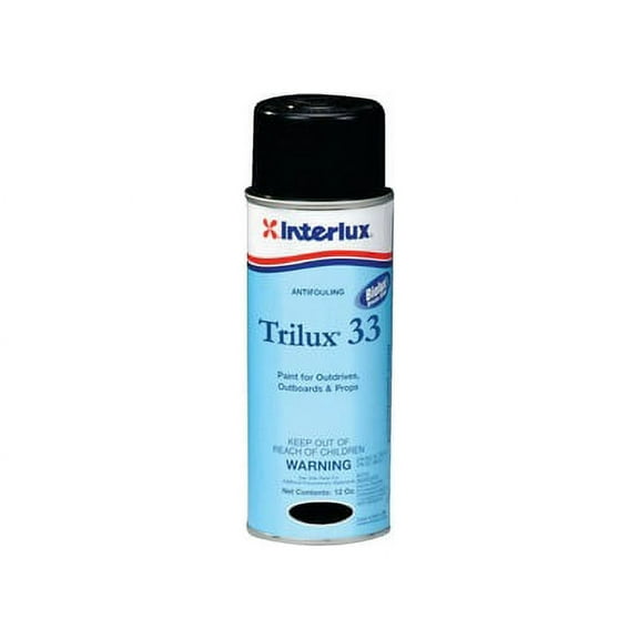Interlux Trilux 33 Antifouling Aerosol Spray Black 12oz. Boat Marine