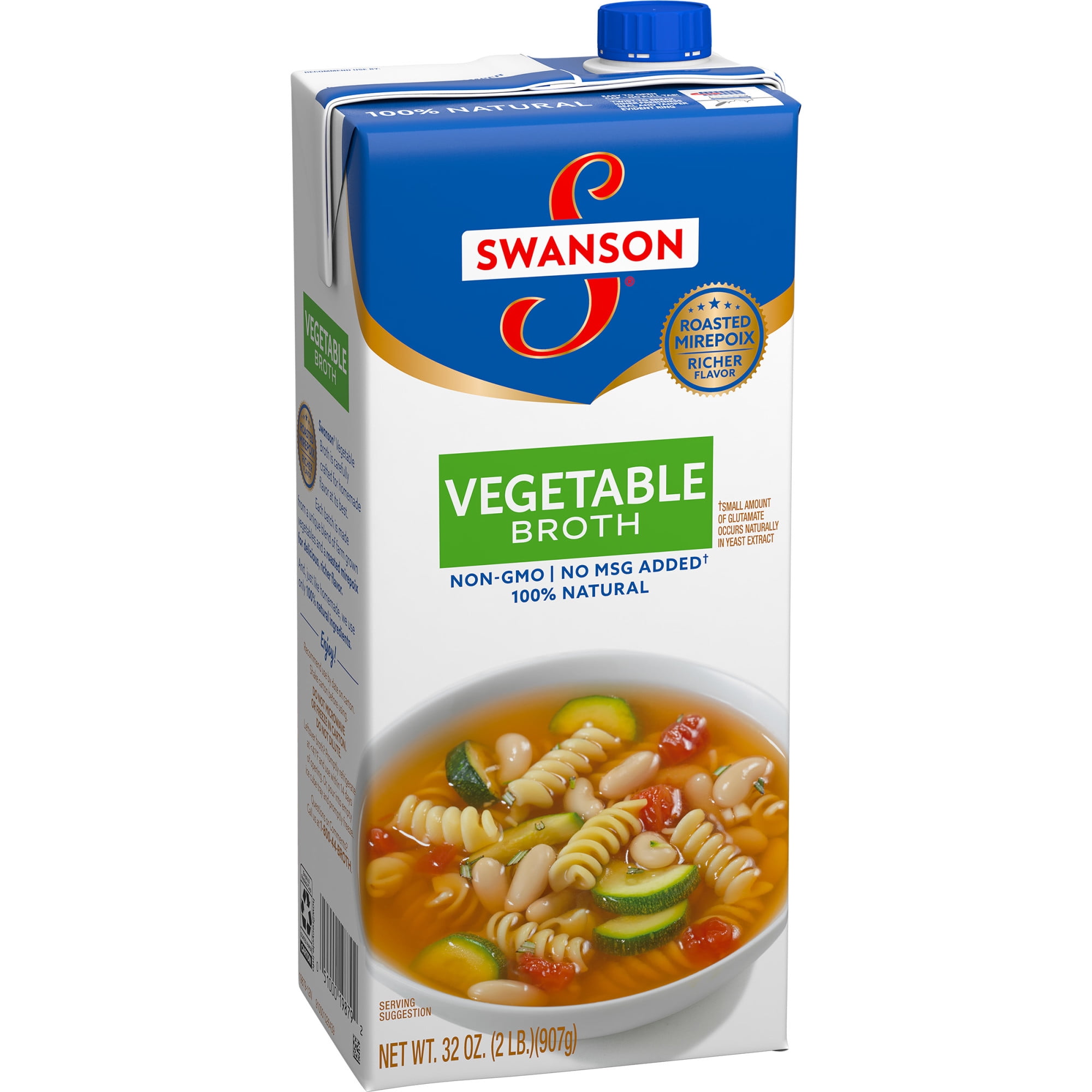 Swanson Vegetable Broth, 32 oz