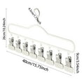thumbnail image 2 of Space Saving Sock Drying Hanger With Clips For Efficient Laundry Organization In Compact Living Areas, 2 of 6