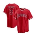 thumbnail image 1 of Men's Los Angeles Angels Baseball Jersey OHTANI 17# TROUT 27# RENDON 6# Adult Replica Player Name Navy Jersey, 1 of 4