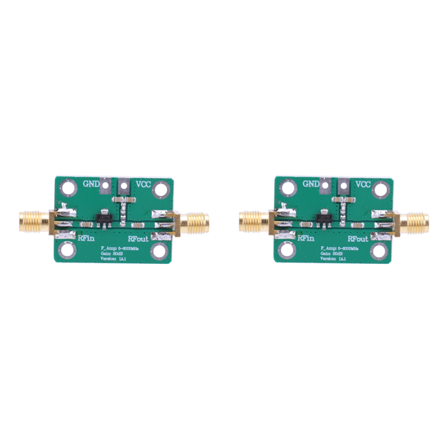 Módulo amplificador RF 5-6000MHz ganancia 20dB banda ultraancha placa LNA DC 5V