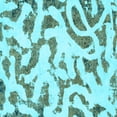 thumbnail image 1 of Ahgly Company Indoor Square Abstract Light Blue Modern Area Rugs, 5' Square, 1 of 4