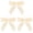 Beige-3pcs, variant on Pre-Tied Velvet Decorative Bows, Soft Holiday Ornament Bows, Reusable DIY Decor Crafts for Christmas Tree Wreath Garland Gift Wrapping Staircase & Mantel, Indoor and Outdoor Decoration