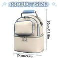 thumbnail image 3 of CZABTOP Breast Milk Cooler,Portable Insulated Breastfeeding Bag,Bottle Bag,Breast Milk Pump Cooler Bag with Shoulder Strap for Nursing Mom Daycare,Work(Blue), 3 of 7