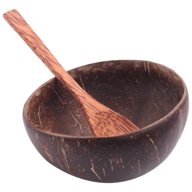 Juego de Tazones y Cucharas de , Tazón de Mezcla de Batidos de Ensalada, Fruta, Postre, Helado Bocadillo para Cocina, Comedor, 4 Juegos