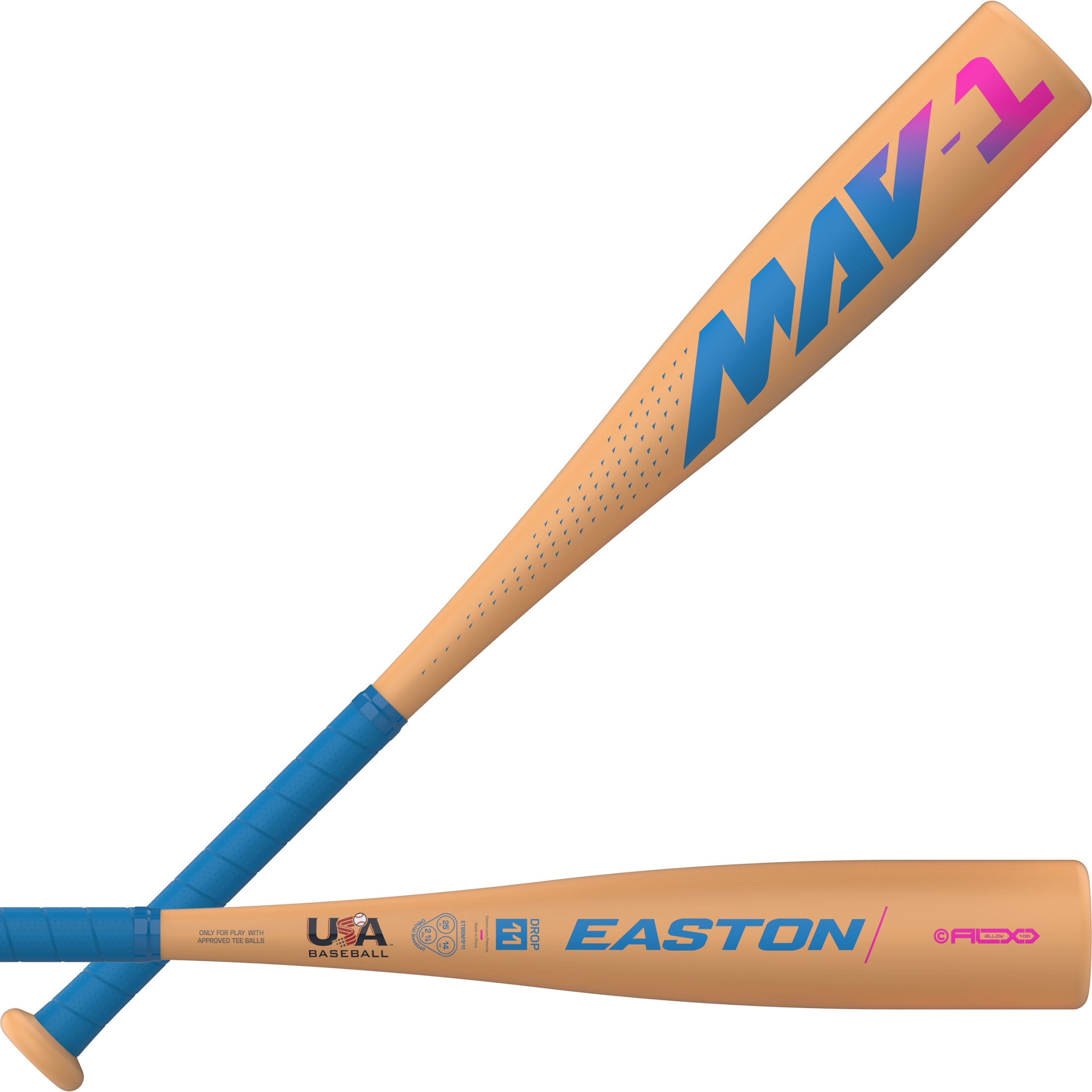EASTON MAV-1 FLASH USA T-BALL BAT -11