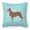 Blue, variant on Carolines Treasures BB3729PW1818 Australian Kelpie Dog Checkerboard Blue Fabric Decorative Pillow