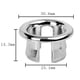 thumbnail image 3 of 10 piezas de anillo embellecedor para tapa de desbordamiento de fregadero, tapa de desagüe para baño Hueco, 3 of 4