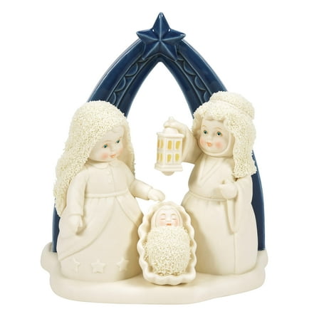 Department 56 Snowbabies Midnight Clear Nativity Christmas Figurine 5.9in H