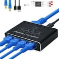 thumbnail image 1 of Gigabit Network RJ45 1 to 4 Port 1000Mbps Splitter with USB Power for Computer Hub Router Modem Set Top Digital TV, 1 of 3
