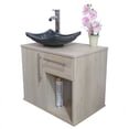 thumbnail image 2 of Gabinete para Baño DECOMOBIL con Puerta y Cajón con Lavabo y Monomando Encino Polar/Gris GABINETE 08, 2 of 4