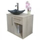 thumbnail image 2 of Gabinete para Baño DECOMOBIL con Puerta y Cajón con Lavabo y Monomando Encino Polar/Gris GABINETE 08, 2 of 4