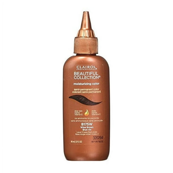 Clairol Professional Beautiful Collection Moisturizing Color, B175W Wine Brown,3 Oz.