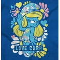 thumbnail image 2 of Retro Sassy Smurfette Love Corp Hoodie Sweatshirt Women Brisco Brands X, 2 of 4