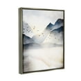 thumbnail image 3 of Stupell Mountain Lake Nature Wilderness Landscape Painting Gray Floater Framed Art Print Wall Art, 3 of 6