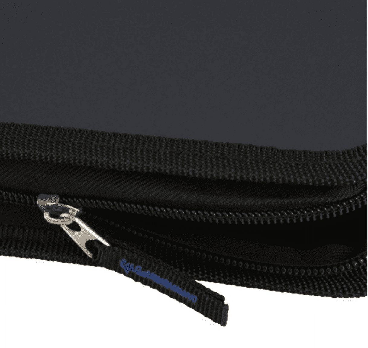 New Tech Gear Zipper Binder, 1.5" Capacity, Polyester Zippered Inside Pocket, O-Ring, Black and Pink