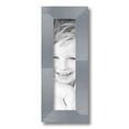 thumbnail image 2 of ArtToFrames 4x15" Light Silver Picture Frame, Silver Wood Poster Frame, with Regular Glass and Foam Backing 3/16 inch (FBPL-4827), 2 of 7