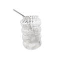 thumbnail image 2 of GROWTH TANK Glass Sippy Cup with Straw Cute Iced Coffee Cup Reusable Glassware Water 865mL, 2 of 9