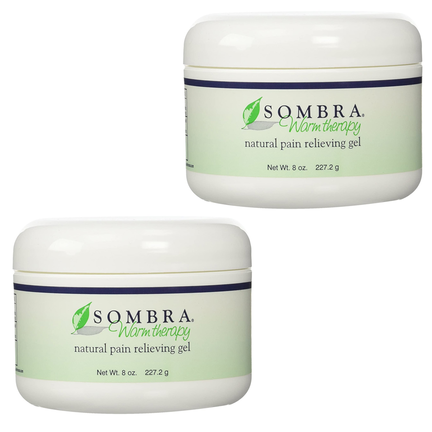 Sombra's Original Warm Therapy Pain Relieving Gel 8oz Jar Pack of 2